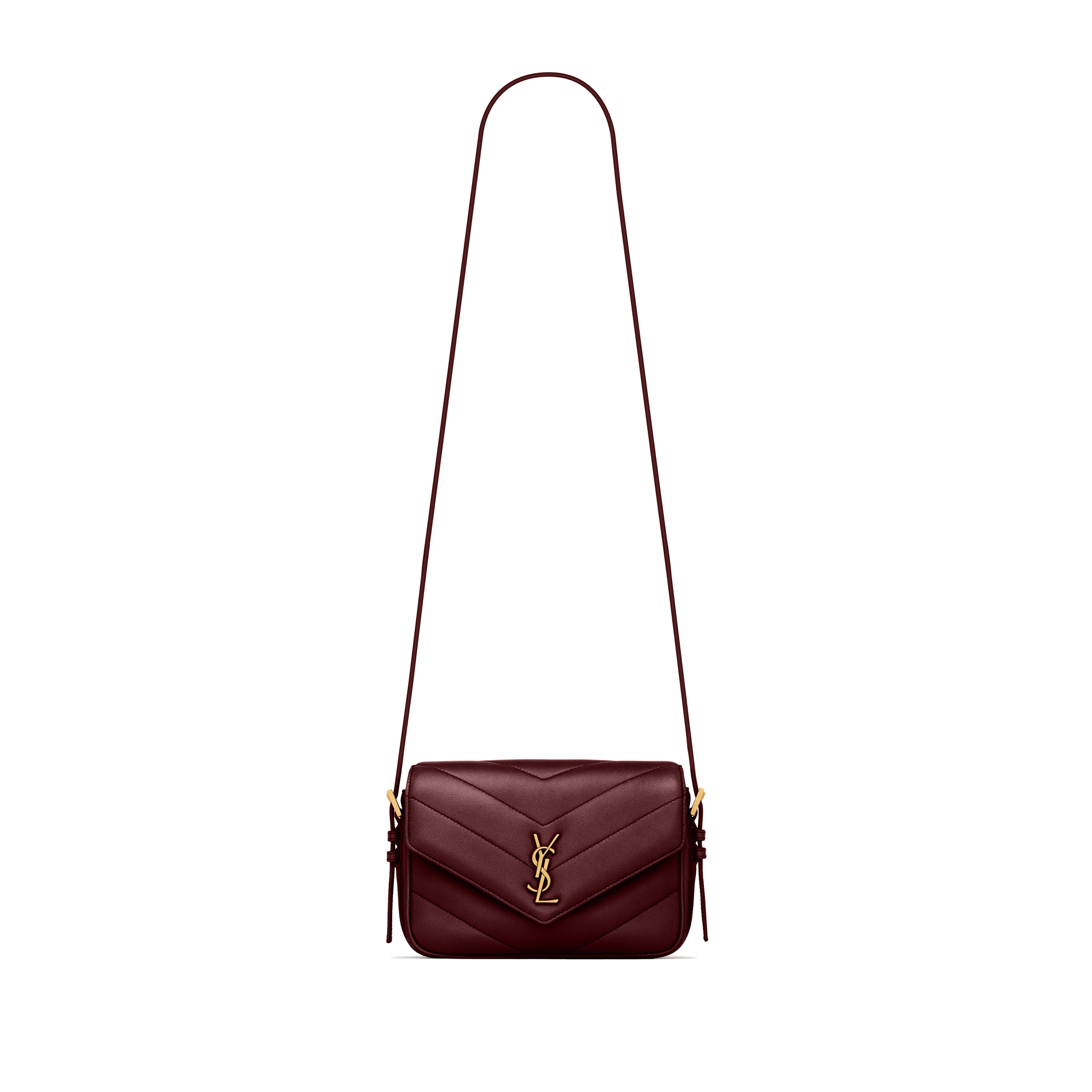 YSL LOULOU TOY CROSSBODY IN MATELASSÉ LAMBSKIN 873156AAEAX6197 (21*14*5cm)